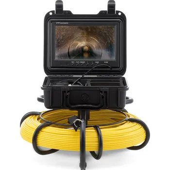 Boroskop Vevor Inspekční kamera na kanalizaci 91.4m, 22.9 cm 720p, sonda 512 hz