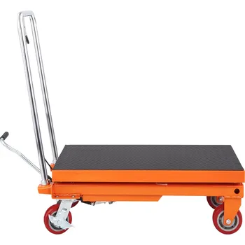 zvedací stůl Vevor Hydraulický zvedací stůl 1100 lbs, zdvih 35.4", manuální, 4 kola