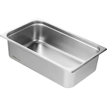 Pánev Vevor Sada 6 hotelových pánví plné velikosti, nerez 0.8mm, 6-inch hluboké