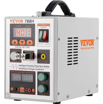 Svářečka Vevor Bodová svářečka baterií, pulzní, 2 režimy, pro 0,15 mm Ni a 18650/14500