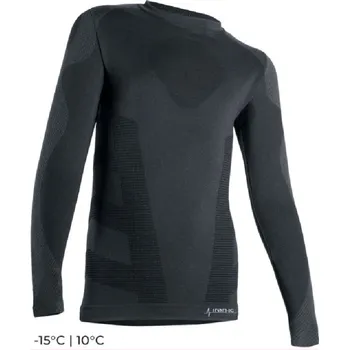 Dětské termoprádlo Iron-ic Dětské funkční termo triko s dlouhým rukávem THERMIC do nízkých teplot BLACK Velikost: 8-10