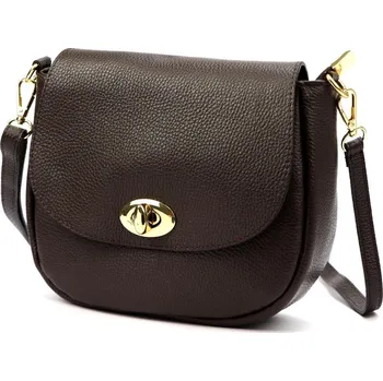 Kožená kabelka Luka hnědá KZ2260070