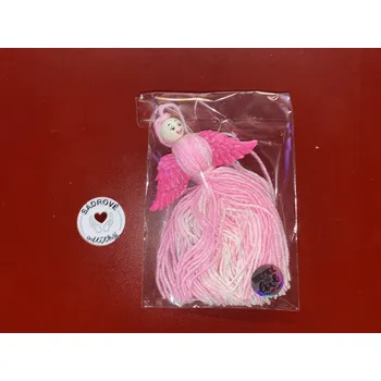 Vánoční dekorace HandMade by JaJa Anděl/andělka se sádrovými křídly č.2