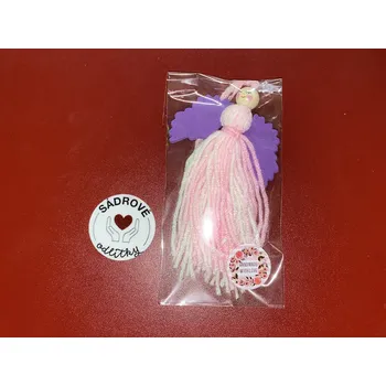 Vánoční dekorace HandMade by VeJa Anděl/andělka s mosgumy křídly č.16