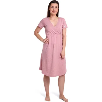 Oblečení a móda Moniel košilka/šaty kojící Dots růžová XXL