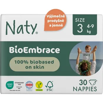 Plena Plenky Naty BioEmbrace Midi 4-9 kg (30 ks)