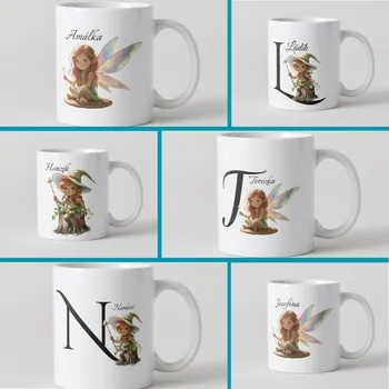 Hrníček se jménem – víla nebo skřítek | Dvě varianty vzhledu skřítek