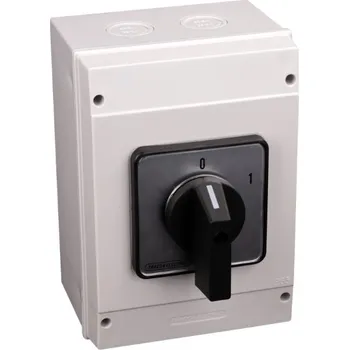 spínač Vačkový vypínač motoru, ON-OFF, v krabici Tracon TKM-16/QT65 400V, 50Hz, 160A, 37kW, 88×88mm, IP65 (Tracon TKM-16/QT65)