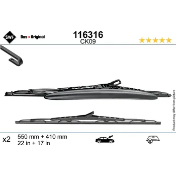 Auto-moto List stěrače SWF 116316