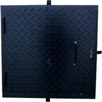 Euronaradi Poklop na šachty, 70 x 70 cm, černá