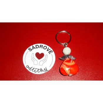 HandMade by VeJa Přívěšek - andílek pro štěstí/radost č.257