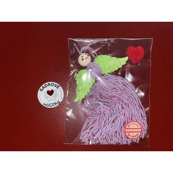 Vánoční dekorace HandMade by VeJa Anděl/andělka se svítícími sádrovými křídly č, 33