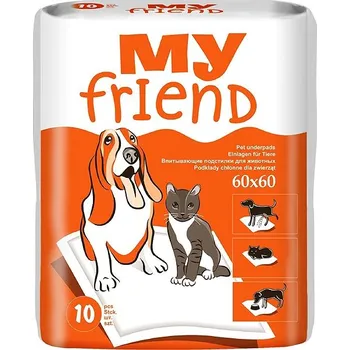 toaleta pro psa My Friend Absorpční podložky 60 × 60 cm, 2 × 10 ks