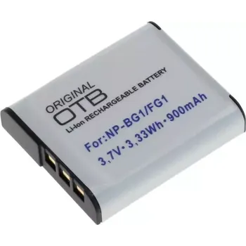 OTB Baterie SONY NP-BG1, NP-FG1 900mAh Li-Ion, kvalitní akumulátor pro digitální fotoaparáty, nahrazuje originál