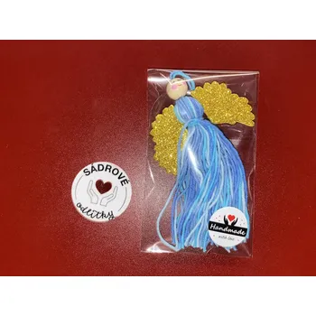 Vánoční dekorace HandMade by VeJa Anděl/andělka s mosgumy křídly č.9