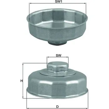 Olejový filtr Klíč - olejový filtr MAHLE ORIGINAL OCS 1