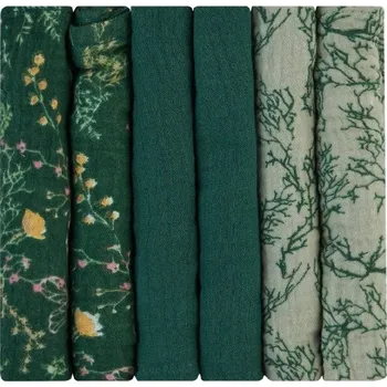 látková plena KikkaBoo Mušelínové pleny 30 x 30 cm 6 ks