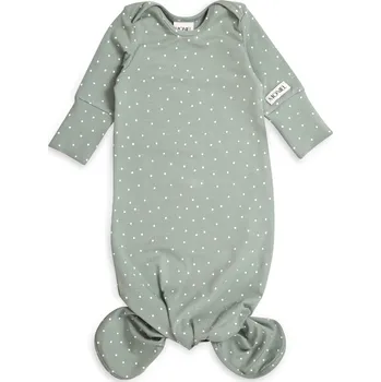 Kojenecký body Moniel Novorozenecké body s uzlem Dots mintová 0-3 měsíce