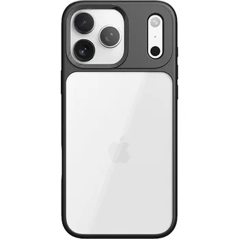 Pouzdro na mobilní telefon Zadní kryt Rock Guard Series pro iPhone 17 Pro Max transparent-black