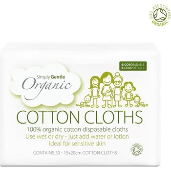 Papírový ubrousek Organické ubrousky (50 ks) Simply Gentle