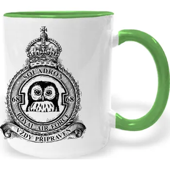 Hrnek - No. 68 Squadron RAF - 68. noční stíhací peruť Barva: Zelená