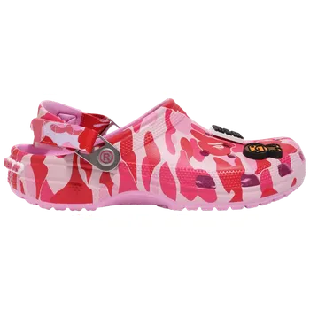 Dámské tenisky BAPE Crocs Classic Clog A Bathing Ape ABC Camo Pink Velikost: 39-40