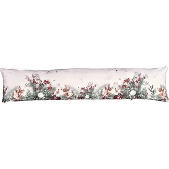 Dekorativní polštářek Forbyt Vánoční dekorační svítící polštářek 20 x 85 cm CYH6024GC cesmína 