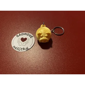 HandMade by MiJa Přívěšek na klíče - zlaté prasátko