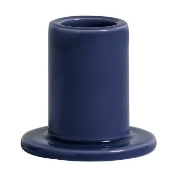 Svícen Hay, Svícen Tube S na klasickou svíčku, keramický, tmavě modrý - Formadore