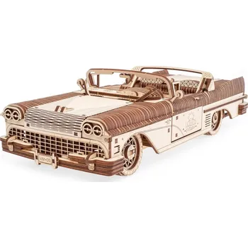 3D puzzle Ugears 3D dřevěné mechanické puzzle VM-05 Kabriolet snů