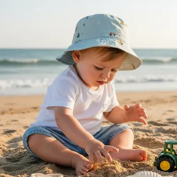 Klobouk LIEWOOD Klobouček Damon - Vehicles/Dove blue Velikost: 9-12m