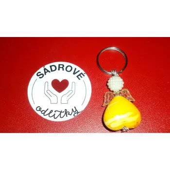 HandMade by VeJa Přívěšek - andílek pro štěstí/radost č.254