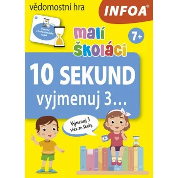 Desková hra 10 sekund vyjmenuj 3... malí školáci