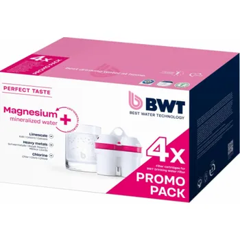 Filtrace vody BWT Magnesium Mineralized Water 4er Promopack
