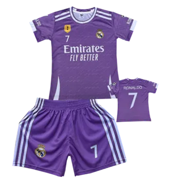 Míčový sport Numberoplus Premium fotbalový dres komplet Real Madrid A2 - Cristiano Ronaldo CR7 Velikost: 15 let (vel.164)