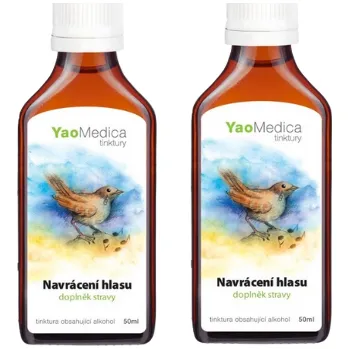 2x YaoMedica Navrácení hlasu 100 ml (Maximální síla a účinnost)