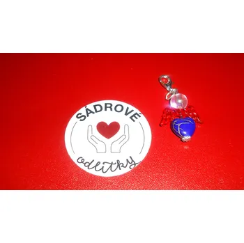 HandMade by VeJa Přívěšek - andílek pro štěstí/radost č. 242