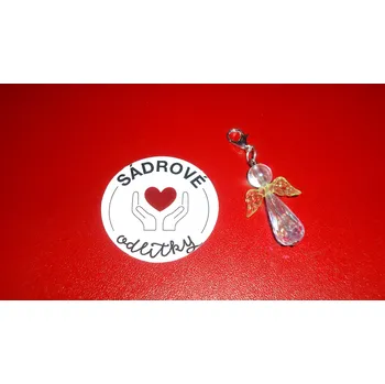HandMade by VeJa Přívěšek - andílek pro štěstí/radost č. 234