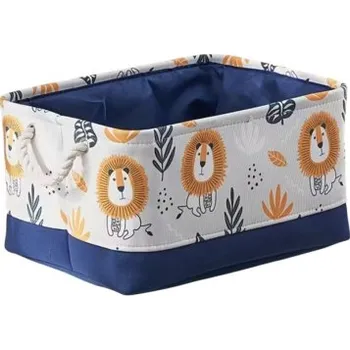 Mobilní telefon LIVEFY | Livefy koš na hračky / organizér Lion 30x40cm, modrý
