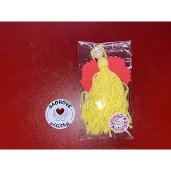 Vánoční dekorace HandMade by VeJa Anděl/andělka s mosgumy křídly č.6