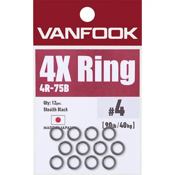 Vanfook Pevnostní Kroužky 4x Ring 4R-75b #2 60lb 22ks