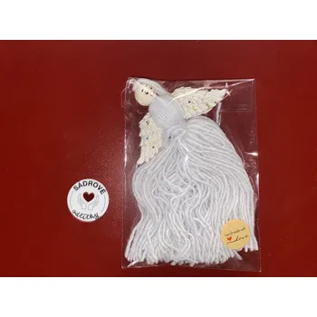 Vánoční dekorace HandMade by VeJa Anděl/andělka se sádrovými křídly č.12