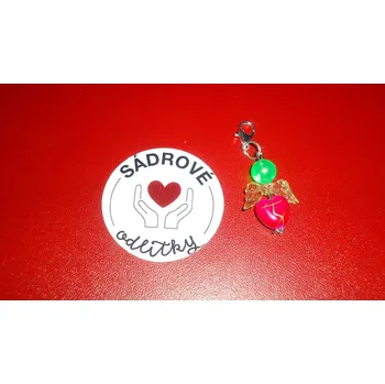 HandMade by VeJa Přívěšek - andílek pro štěstí/radost č.241