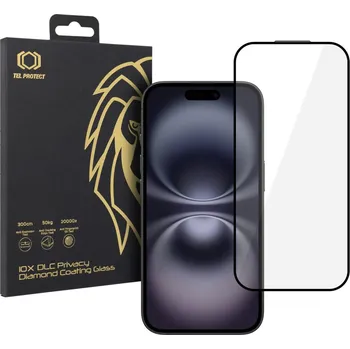 Tvrzené sklo Tel Protect 10X HD DLC Diamond Coating pro iPhone 16