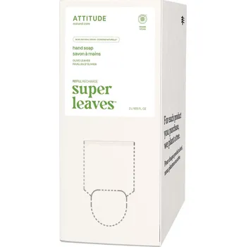 Mýdlo Přírodní mýdlo na ruce ATTITUDE Super leaves - olivové listy - náhradní kanystr 2 l