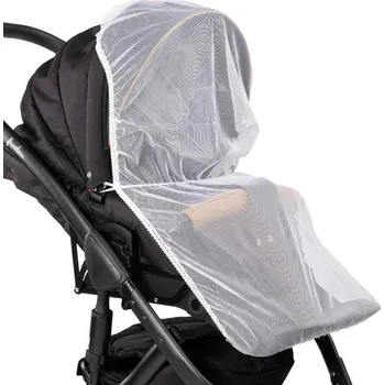Kočárek Moskytiéra na kočárek bílá Bílá