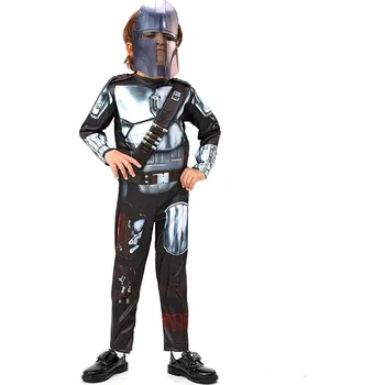 Karnevalový kostým Dětský kostým Star Wars Mandalorian s maskou 98-110 S