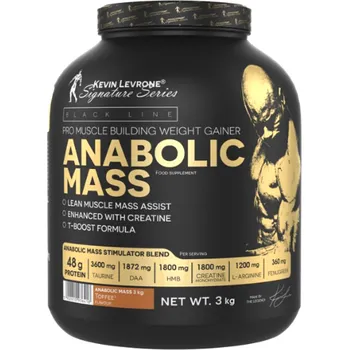 Gainer Kevin Levrone ANABOLIC MASS 3000 g Příchuť: Strawberry - Banana