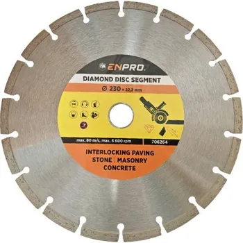Brusný kotouč Enpro Kotouč diamantový segment Ø 230 x 22.2 mm,