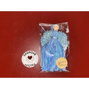 Vánoční dekorace HandMade by VeJa Anděl/andělka s mosgumy křídly č.14